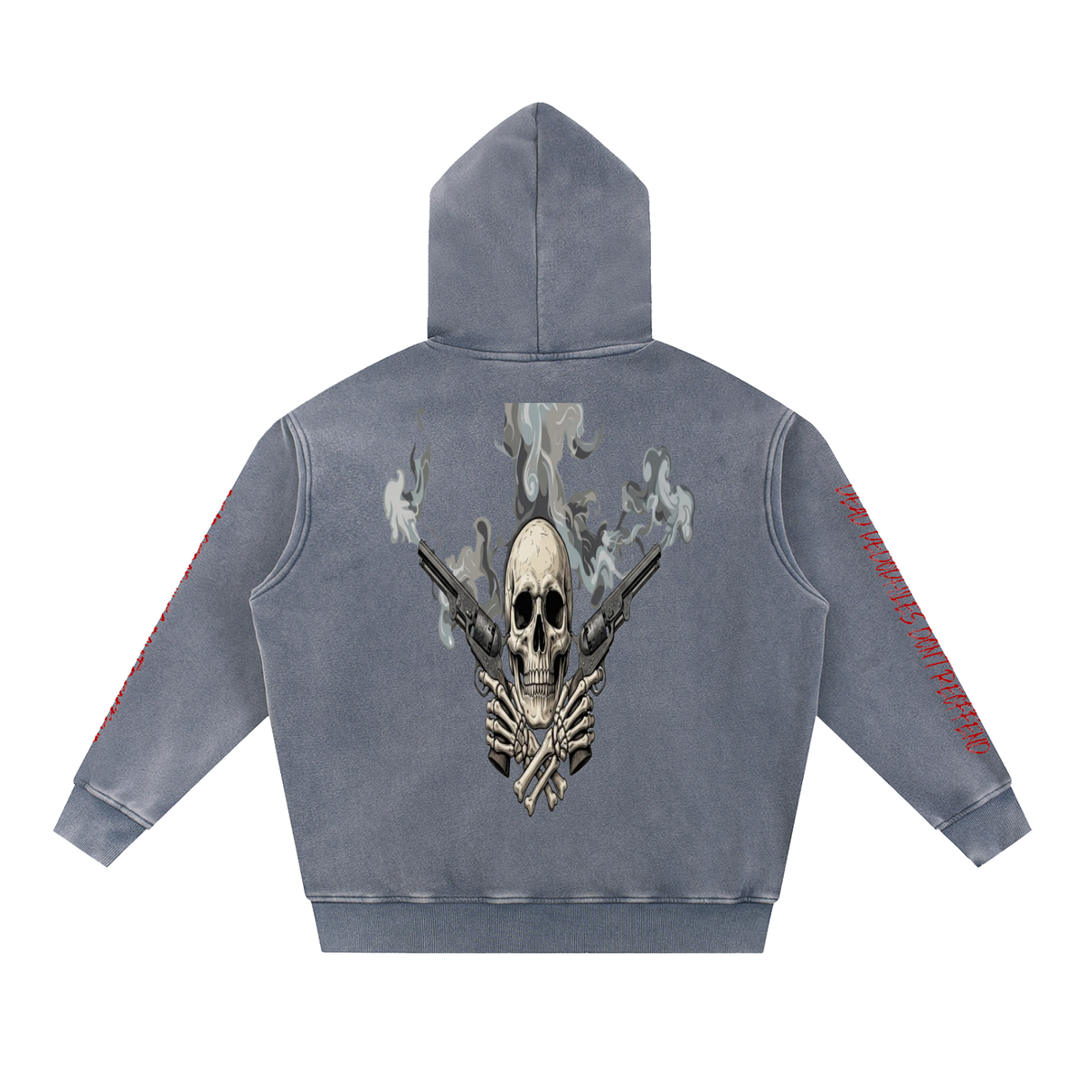 Snow Wash Fleece Oversize Hoodie