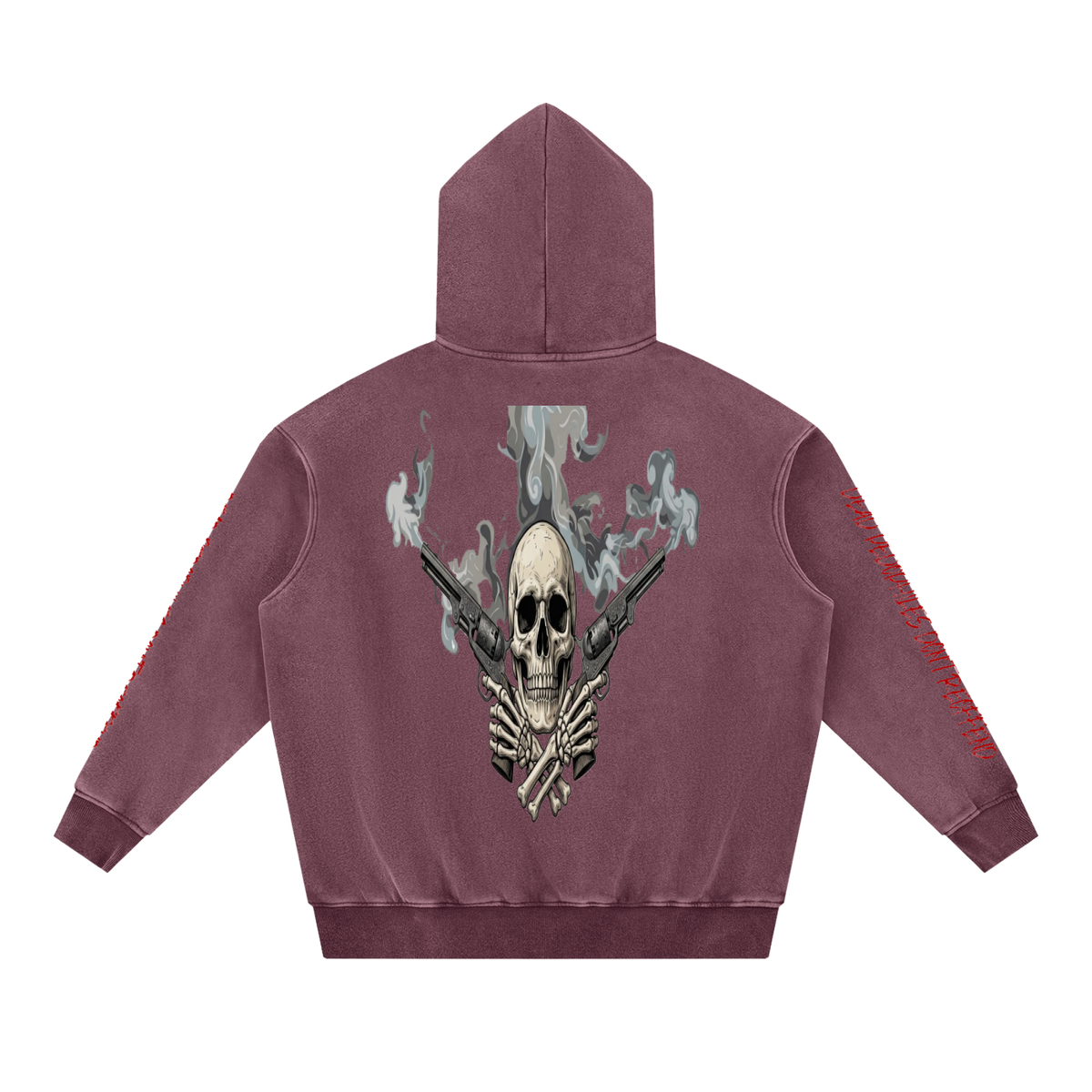 Snow Wash Fleece Oversize Hoodie