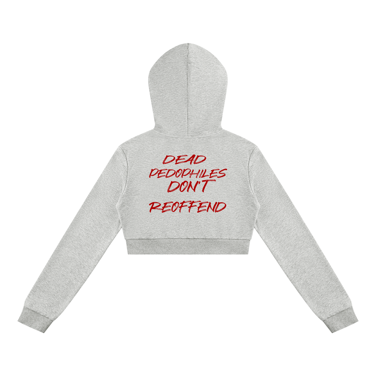 Women's Cropped Full Zip Hoodie