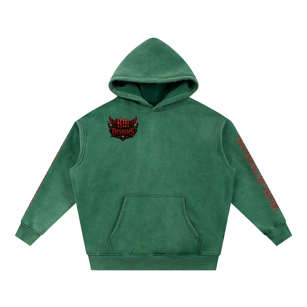 Snow Wash Fleece Oversize Hoodie