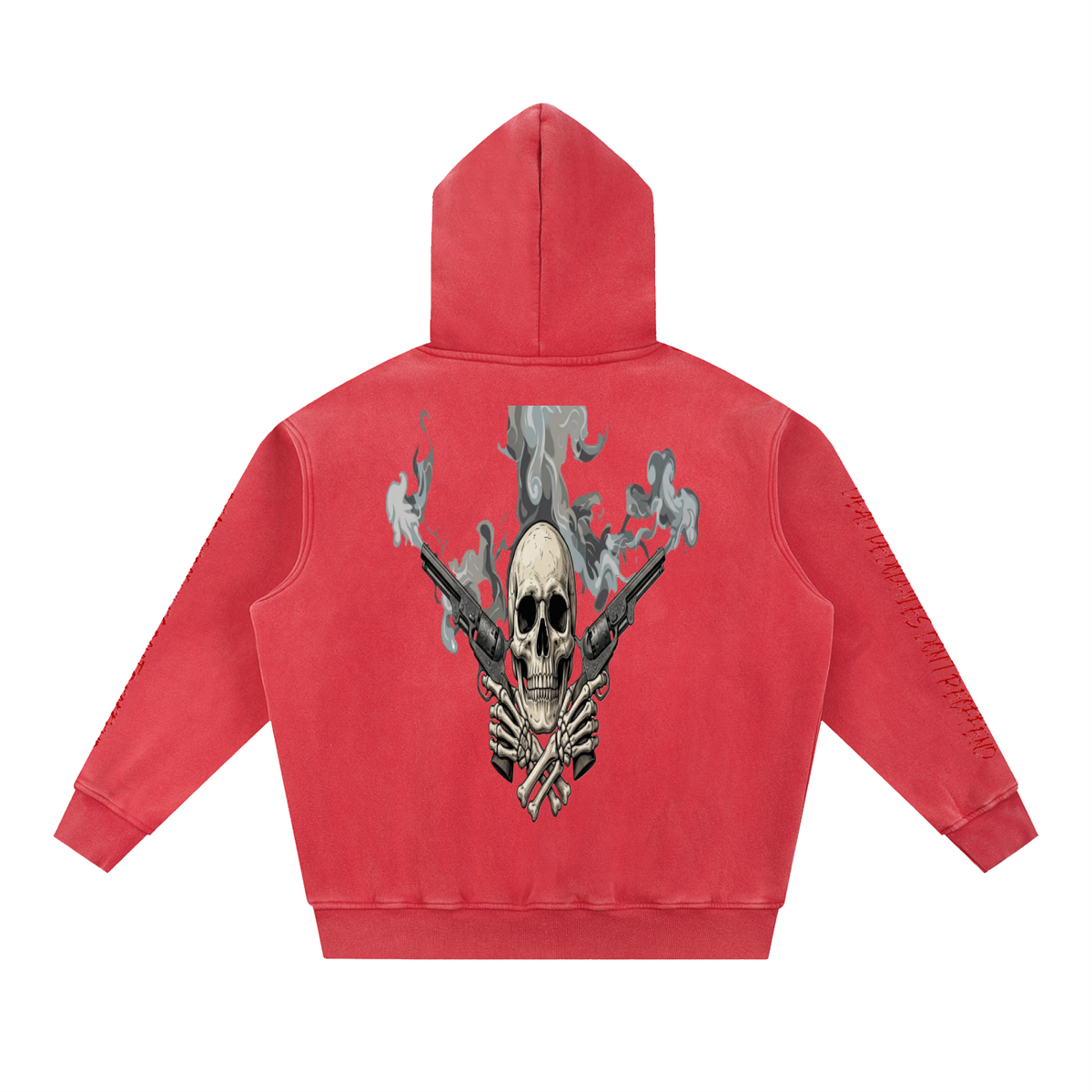Snow Wash Fleece Oversize Hoodie