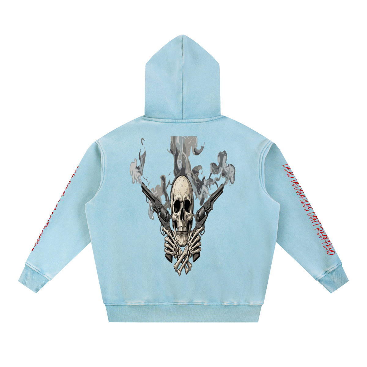 Snow Wash Fleece Oversize Hoodie
