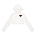 Women's Cropped Full Zip Hoodie
