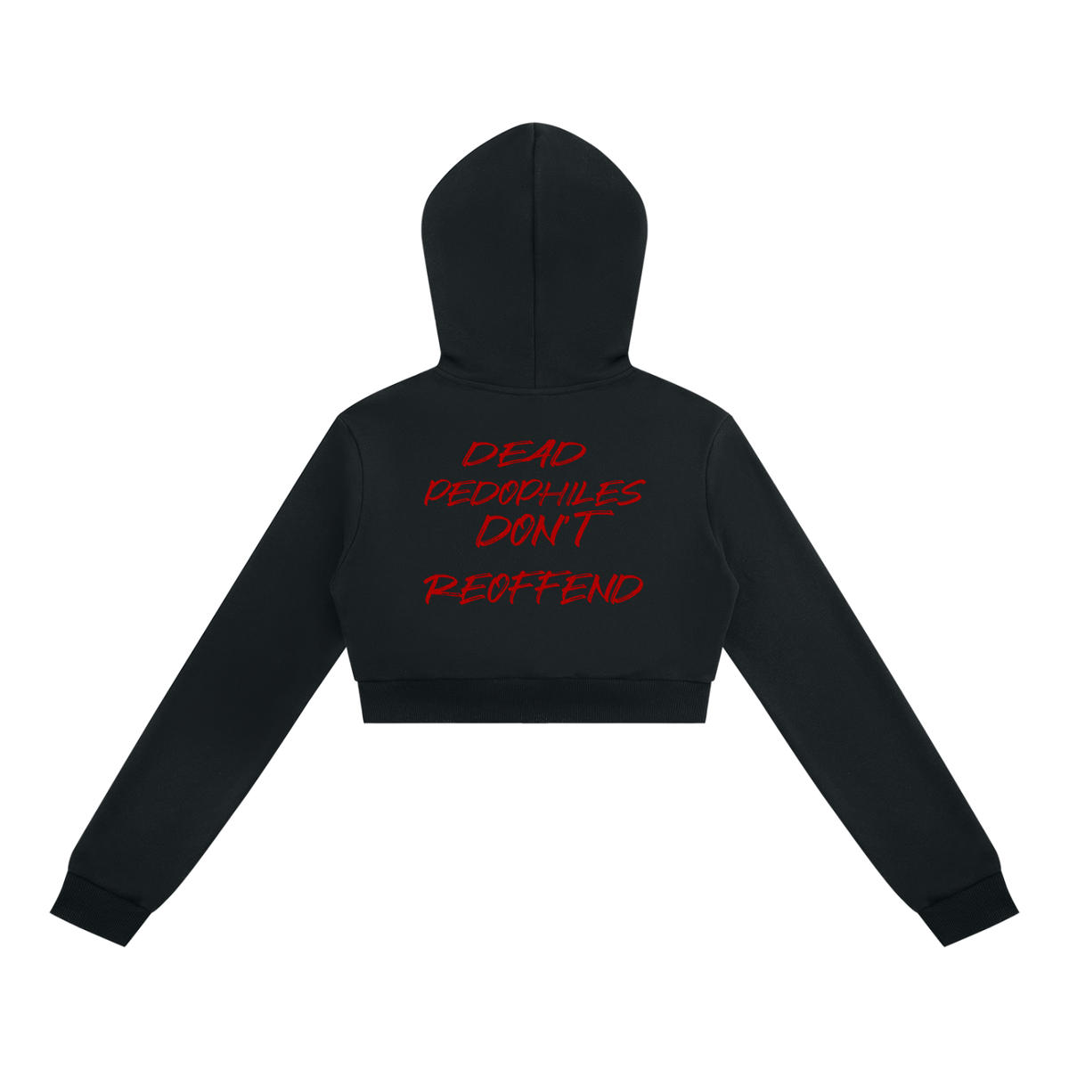 Women's Cropped Full Zip Hoodie