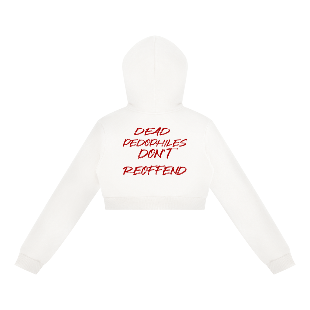 Women's Cropped Full Zip Hoodie