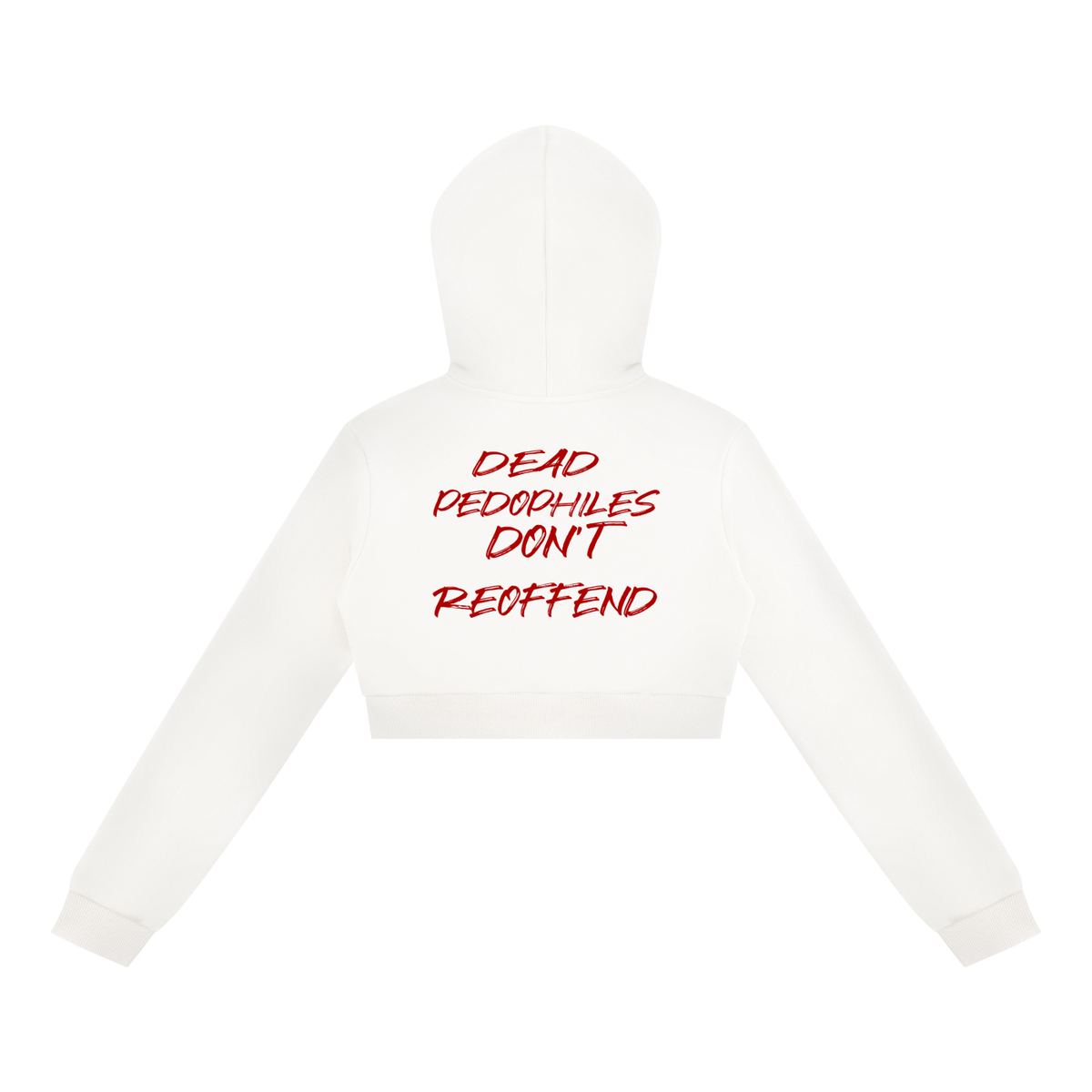 Women's Cropped Full Zip Hoodie