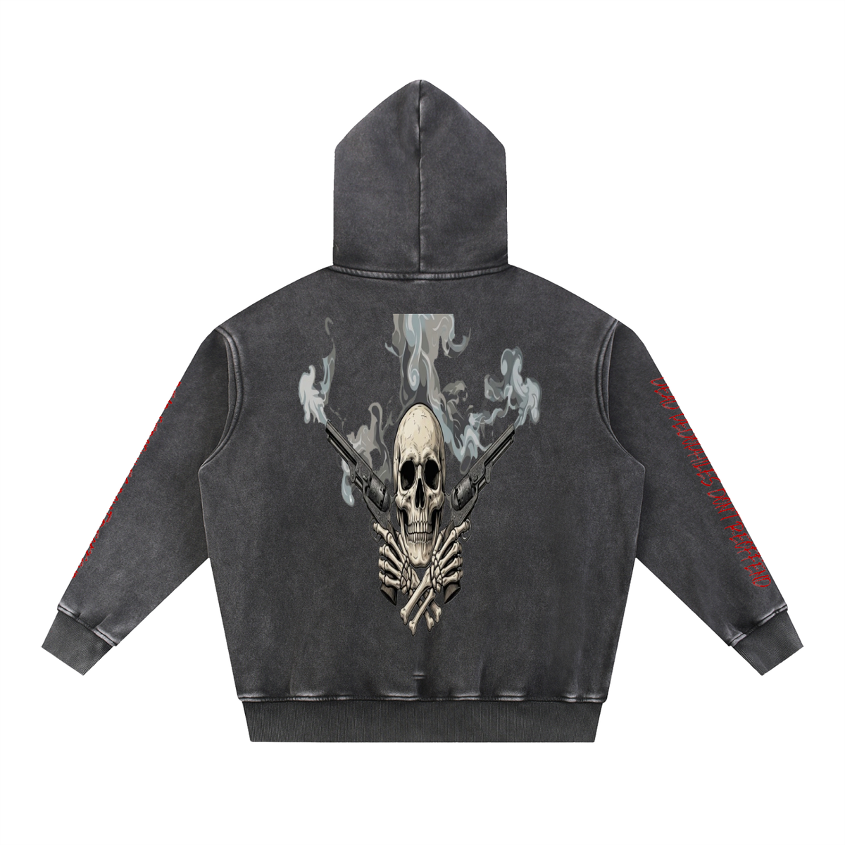 Snow Wash Fleece Oversize Hoodie